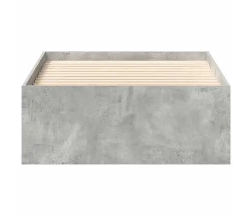 Gultas Rāmis, Betonpelēks, 100X200 Cm Vidaxl