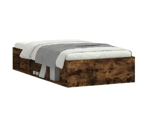 Gultas Rāmis, Ozolkoka Krāsa, 100X200 Cm Vidaxl