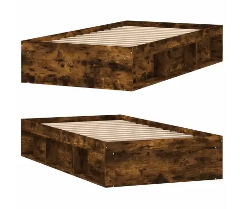 Gultas Rāmis, Ozolkoka Krāsa, 100X200 Cm Vidaxl