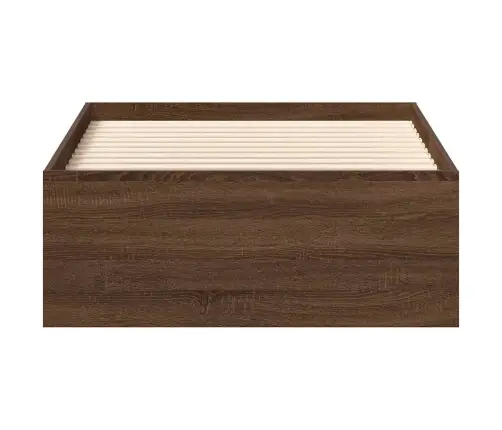 Gultas Rāmis, Ozolkoka Krāsa, 100X200 Cm Vidaxl