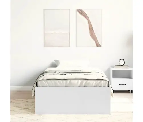 Lovos Rėmas, Baltos Spalvos, 90X190Cm