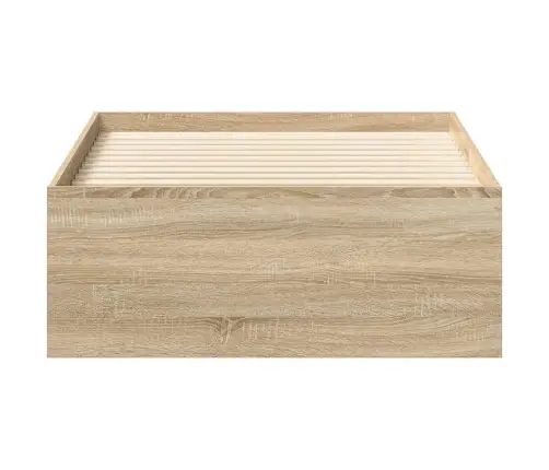 Gultas Rāmis, Ozolkoka Krāsā, 90X190 Cm Vidaxl