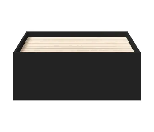 Gultas Rāmis, Melns, 75X190 Cm Vidaxl