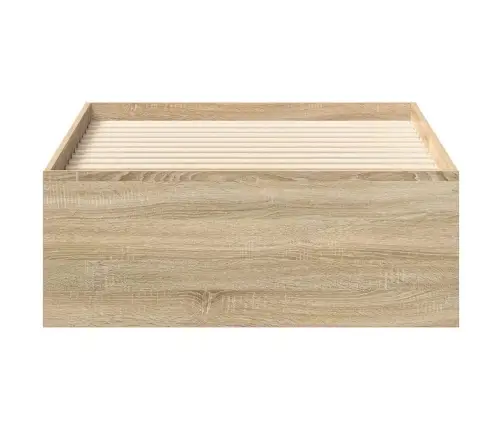 Gultas Rāmis, Ozolkoka Krāsā, 75X190 Cm Vidaxl