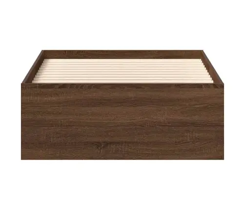 Gultas Rāmis, Ozolkoka Krāsā, 75X190 Cm Vidaxl