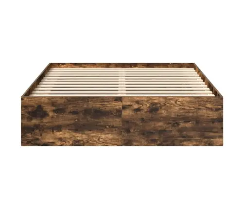 Voodiraam, Suitsutatud Tamm, 120 X 200 Cm