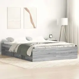 Voodiraam, Hall Sonoma Tamm, 120 X 200 Cm