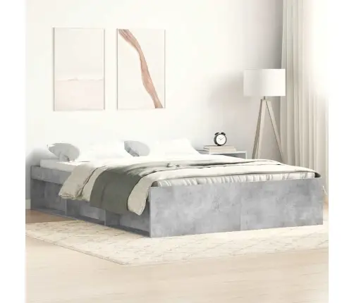 Lovos Rėmas, Betono Pilkos Spalvos, 140X200Cm