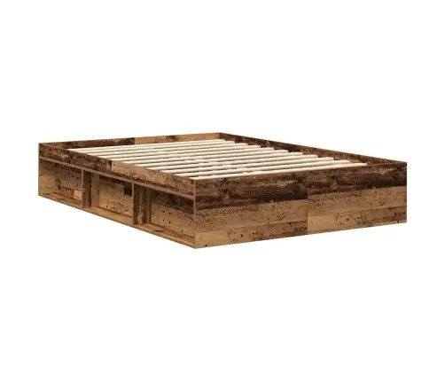 Gultas Rāmis, Ozolkoka Krāsa, 140X200 Cm Vidaxl