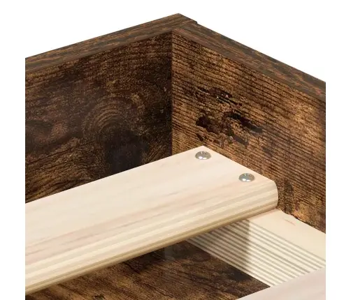 Gultas Rāmis, Ozolkoka Krāsa, 140X200 Cm Vidaxl