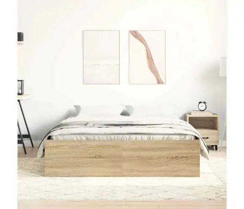 Voodiraam, Sonoma Tamm, 150 X 200 Cm