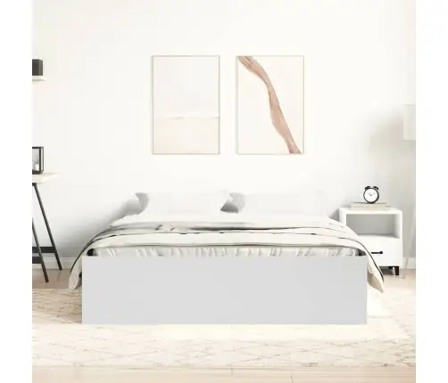 Gultas Rāmis, Balts, 160X200 Cm Vidaxl