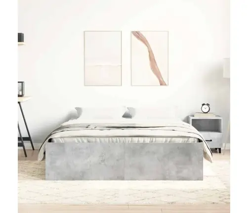 Gultas Rāmis, Betonpelēks, 160X200 Cm Vidaxl Gultas Rāmis, Betonpelēks, 160X200 Cm Vidaxl