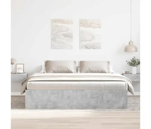 Lovos Rėmas, Betono Pilkos Spalvos, 180X200cm Itin Didelis