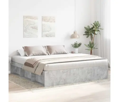 Lovos Rėmas, Betono Pilkos Spalvos, 180X200cm Itin Didelis