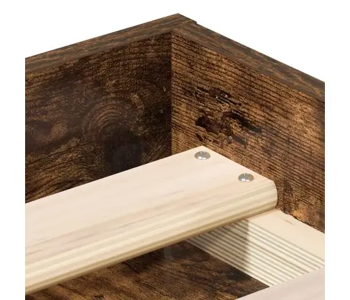 Voodiraam, Suitsutatud Tamm, 180 X 200 Cm