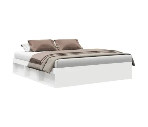 Gultas Rāmis, Balts, 200X200 Cm Vidaxl