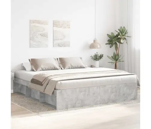 Lovos Rėmas, Betono Pilkos Spalvos, 200X200Cm