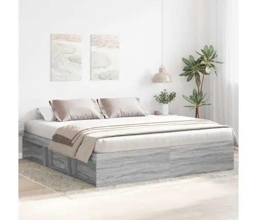 Lovos Rėmas, Pilkos Ąžuolo Spalvos, 200X200Cm