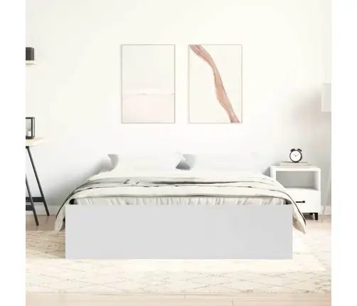 Voodiraam, Valge, 120 X 190 Cm