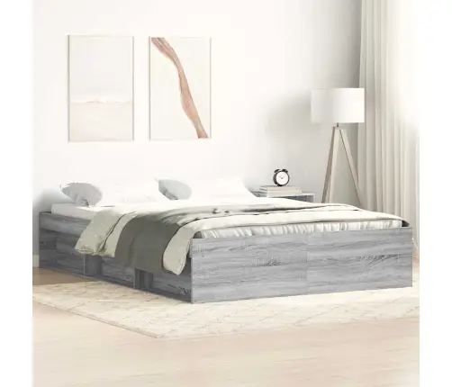 Voodiraam, Hall Sonoma Tamm, 120 X 190 Cm