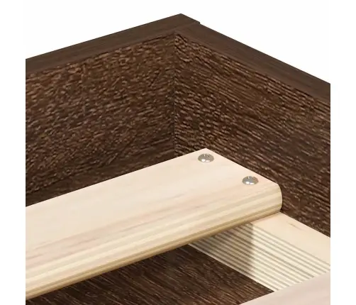 Voodiraam, Pruun Tamm, 120 X 190 Cm