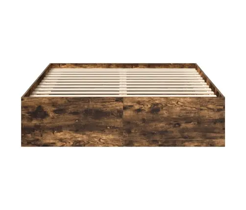 Gultas Rāmis, Ozolkoka Krāsa, 140X190 Cm Vidaxl