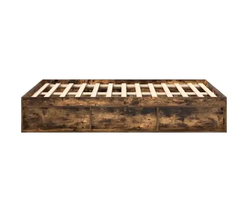 Gultas Rāmis, Ozolkoka Krāsa, 140X190 Cm Vidaxl