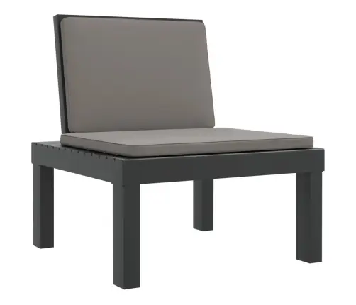 Sodo Poilsio Komplektas Su Pagalvėlėmis, 3 Dalių, Antracito, Pp