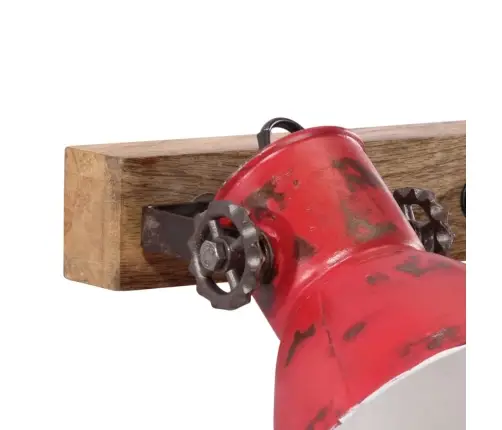 Sienas Lampa, 25 W, Bružāti Sarkana, 65X25 Cm E27 Vidaxl