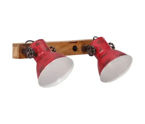 Sienas Lampa, 25 W, Bružāti Sarkana, 45X25 Cm E27 Vidaxl