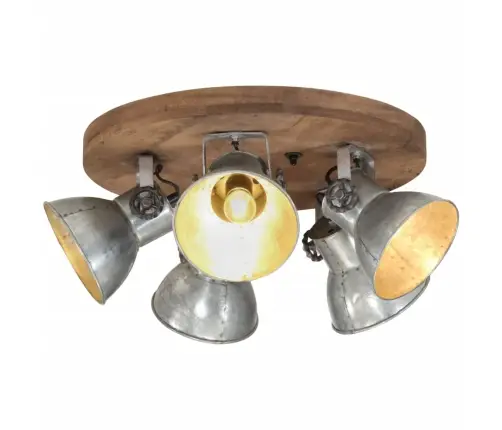 Sienas Lampa 25 W, Vintāžas, Sudraba Krāsa, 50X50X25 Cm, E27 Vidaxl