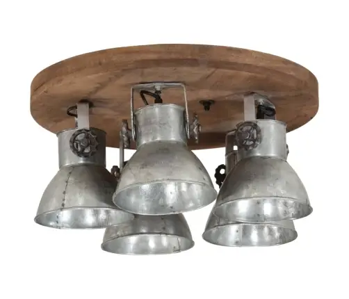 Sienas Lampa 25 W, Vintāžas, Sudraba Krāsa, 50X50X25 Cm, E27 Vidaxl