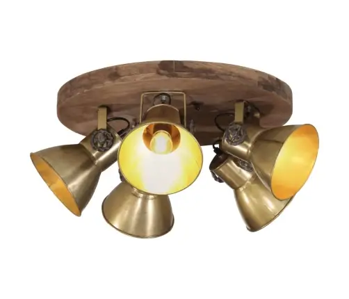 Sienas Lampa 25 W, Antīka Misiņa Krāsa, 50X50X25 Cm, E27 Vidaxl