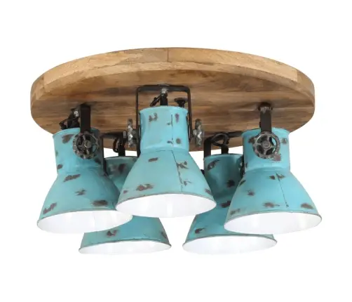 Sienas Lampa, 25 W, Bružāti Zila, 50X50X25 Cm, E27 Vidaxl
