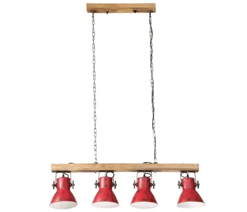 Sienas Lampa, 25 W, Bružāti Sarkana, 90X24X111 Cm, E27 Vidaxl