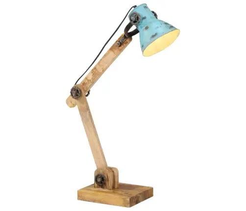 Galda Lampa, 25 W, Bružāti Zila, 23X18X96 Cm, E27 Vidaxl