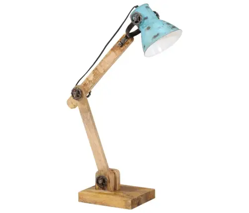 Galda Lampa, 25 W, Bružāti Zila, 23X18X96 Cm, E27 Vidaxl