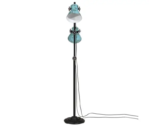 Grīdas Lampa, 25 W, Bružāti Zila, 25X25X90/140 Cm E27 Vidaxl