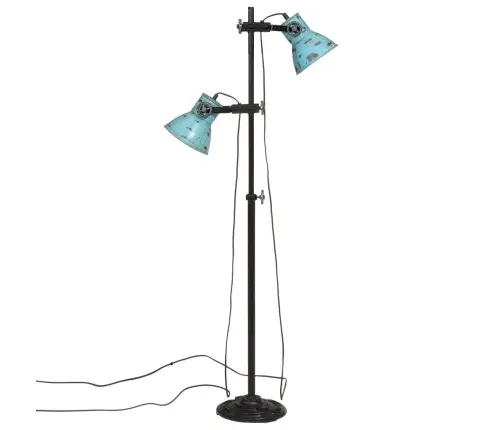 Grīdas Lampa, 25 W, Bružāti Zila, 25X25X90/140 Cm E27 Vidaxl