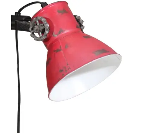Grīdas Lampa, 25 W, Bružāti Sarkana, 25X25X90/140 Cm E27 Vidaxl