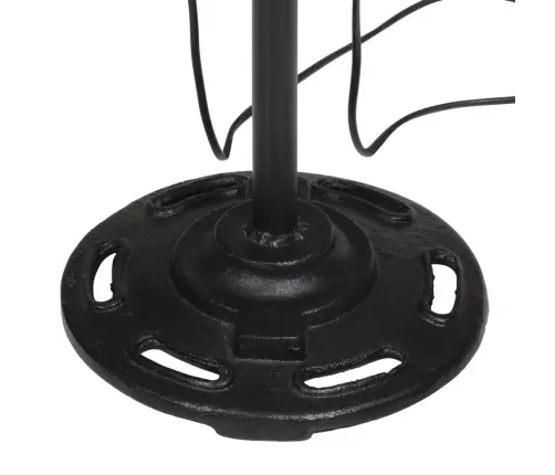 Grīdas Lampa, 25 W, Bružāti Sarkana, 25X25X90/140 Cm E27 Vidaxl