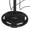 Grīdas Lampa, 25 W, Bružāti Sarkana, 25X25X90/140 Cm E27 Vidaxl