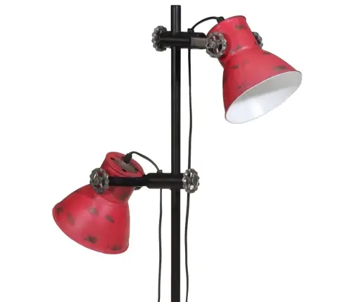Grīdas Lampa, 25 W, Bružāti Sarkana, 25X25X90/140 Cm E27 Vidaxl