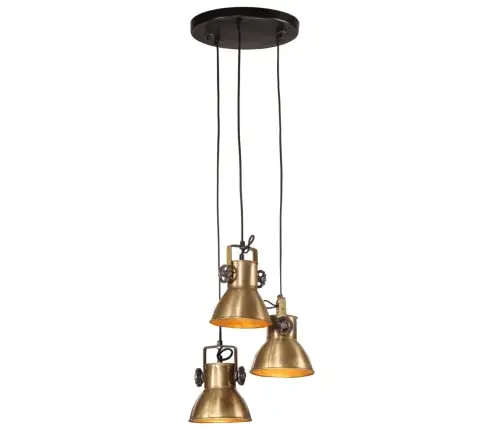 Griestu Lampa 25 W, Antīka Misiņa Krāsa, 30X30X100 Cm, E27 Vidaxl