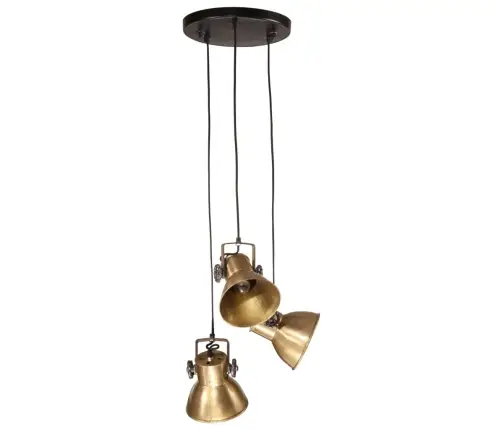 Griestu Lampa 25 W, Antīka Misiņa Krāsa, 30X30X100 Cm, E27 Vidaxl