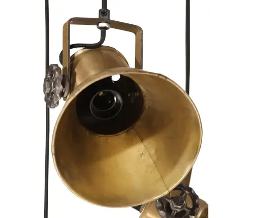 Griestu Lampa 25 W, Antīka Misiņa Krāsa, 30X30X100 Cm, E27 Vidaxl