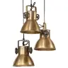 Griestu Lampa 25 W, Antīka Misiņa Krāsa, 30X30X100 Cm, E27 Vidaxl