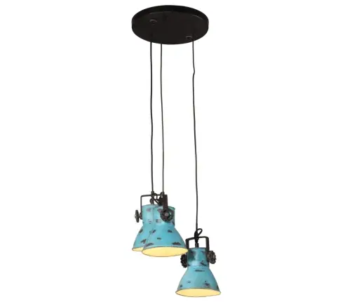 Griestu Lampa 25 W, Bružāti Zila, 30X30X100 Cm, E27 Vidaxl