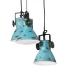 Griestu Lampa 25 W, Bružāti Zila, 30X30X100 Cm, E27 Vidaxl